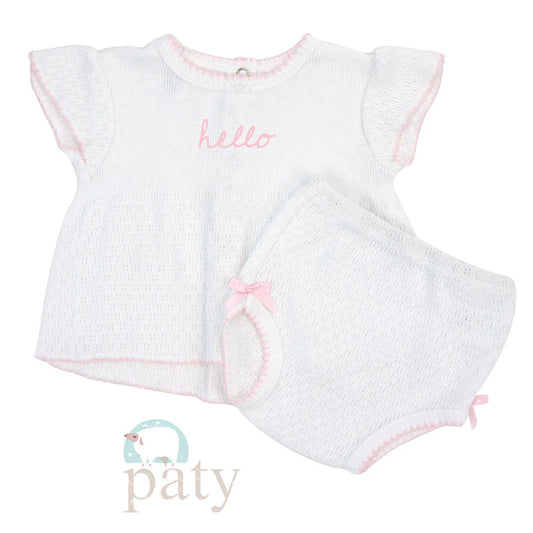 Paty Flutter Sleeve Diaper Set