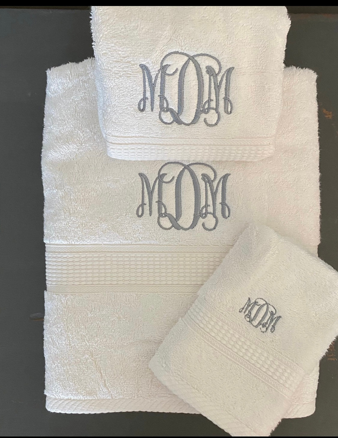 Monogrammed Bath Towel