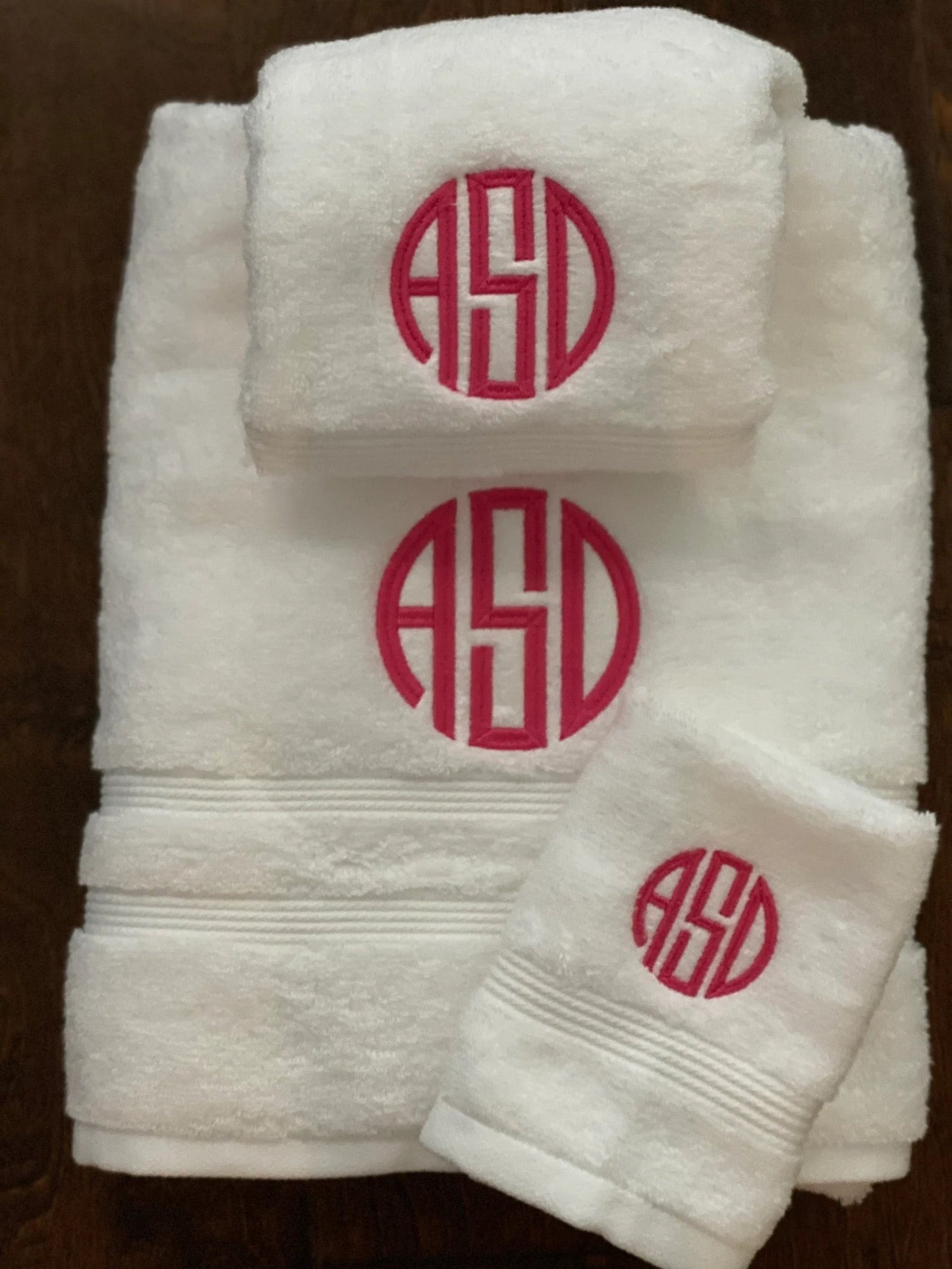 Monogrammed Bath Towel