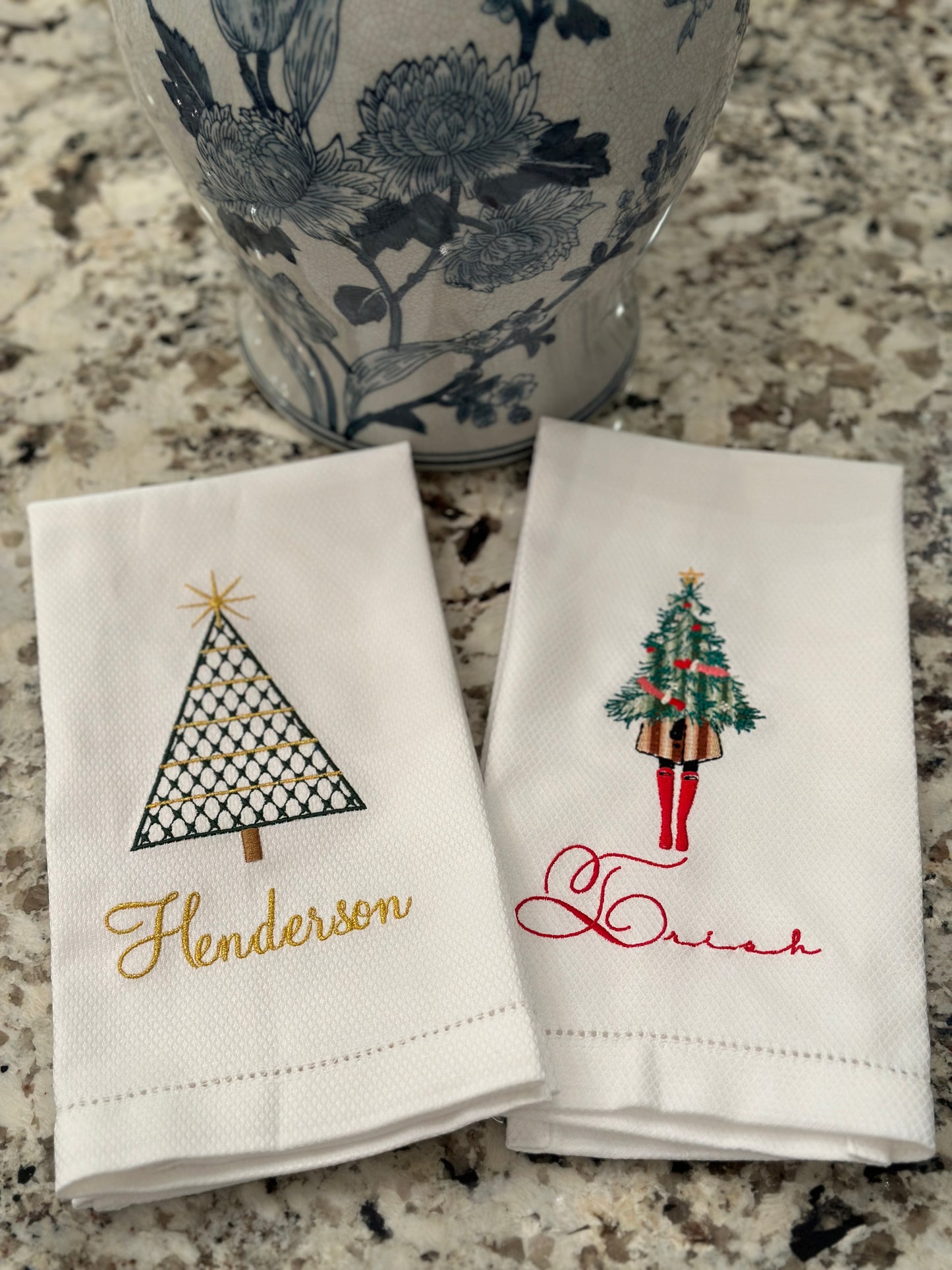 Monogrammed Hand Towels