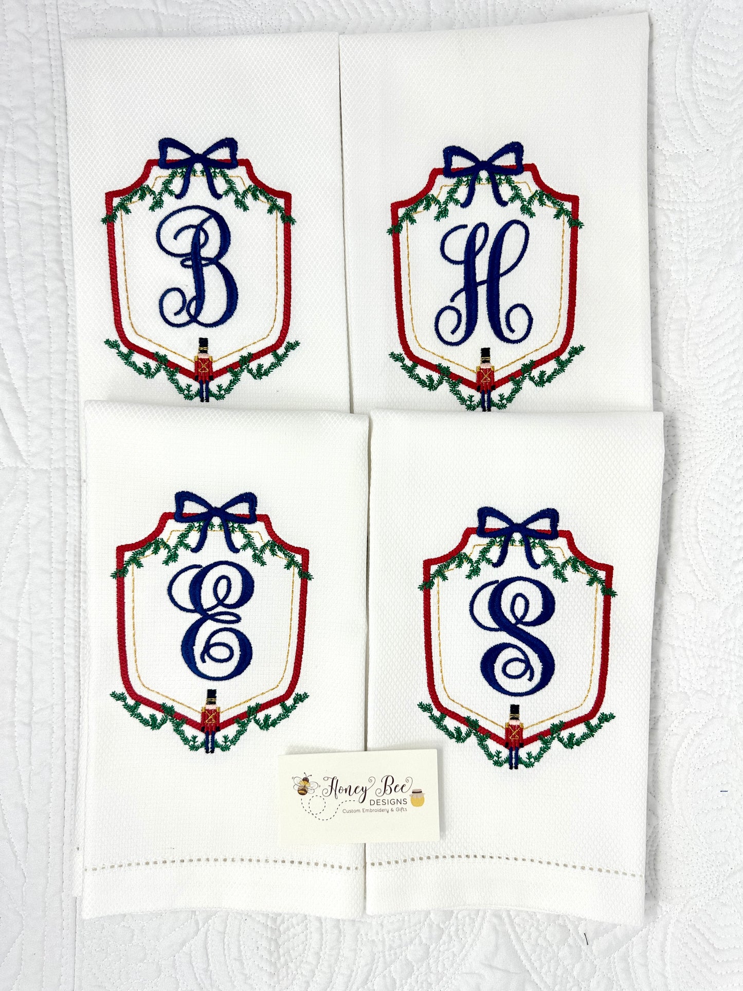 Monogrammed Hand Towels